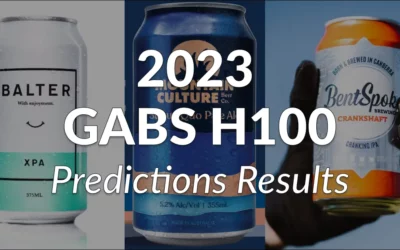 Results of My Predictions for GABS Hottest 100 Craft Beers of 2023