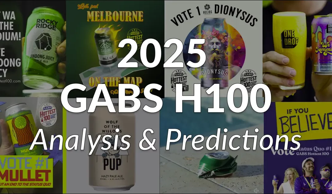 Predictions for the GABS Hottest 100 Craft Beers of 2025